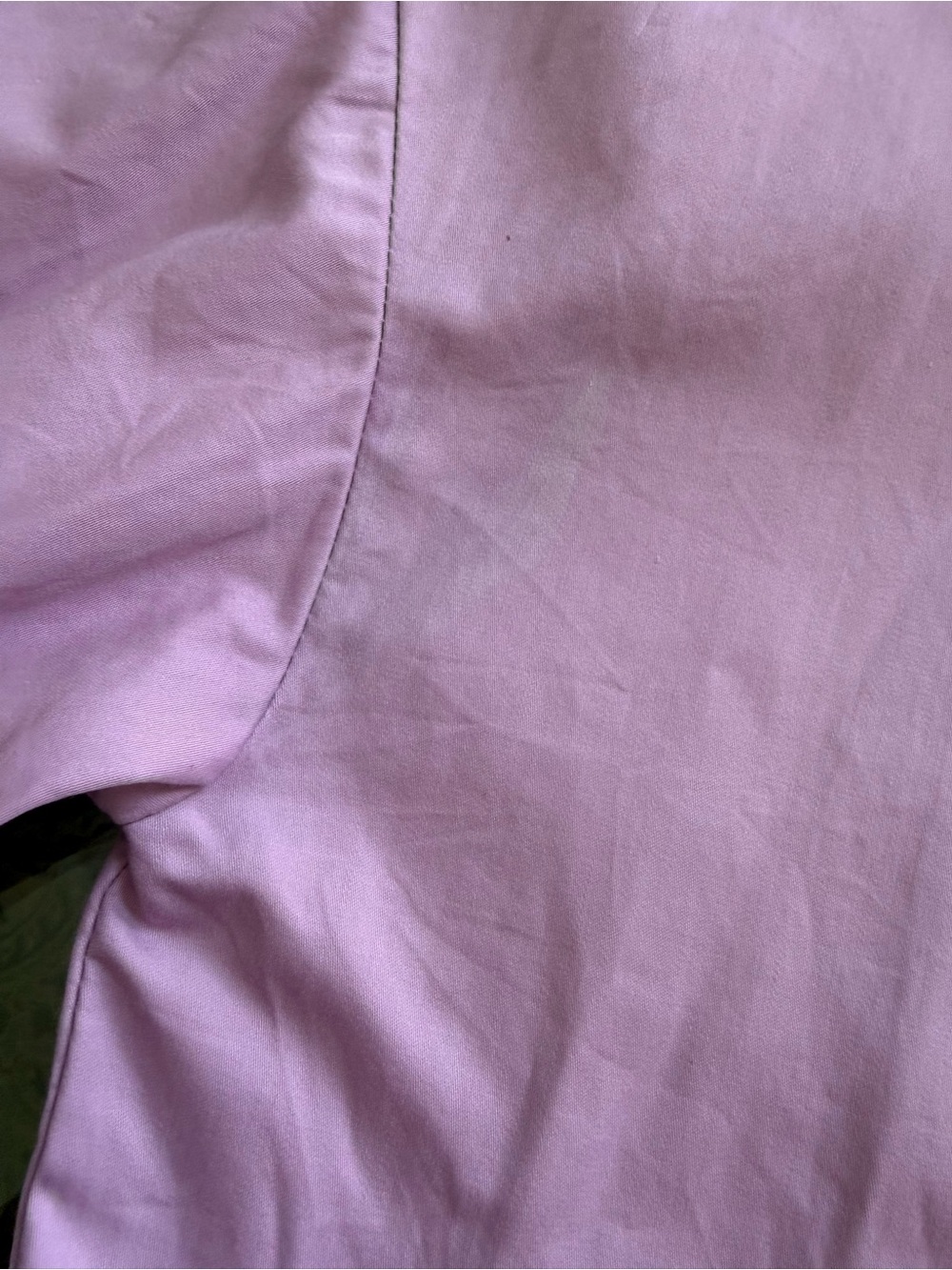 English Factory Cotton Puff-Sleeve Oversized Mini Collared Shirt Dress Lilac M - Picture 13 of 14